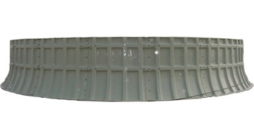 6 Tall by 15.2 Diameter FRP Fanstack